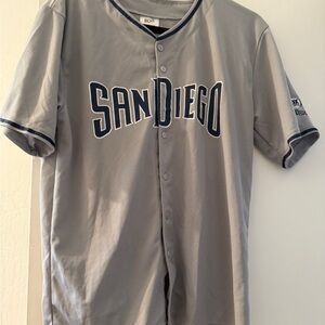 Gray San Diego Padres  Baseball Austin Hedges Jersey